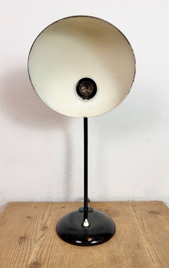 Image 1 of Black Industrial Bauhaus Table Lamp from Escolux, 1930s