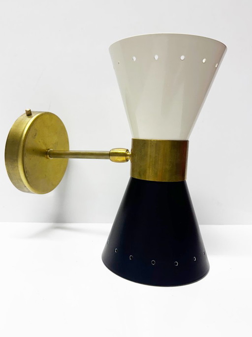 Applique murale diabolo design 1950