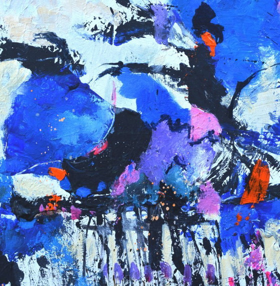 Lost in the Blues – Paintings & Drawings, Canvas (photo 3 of 5)