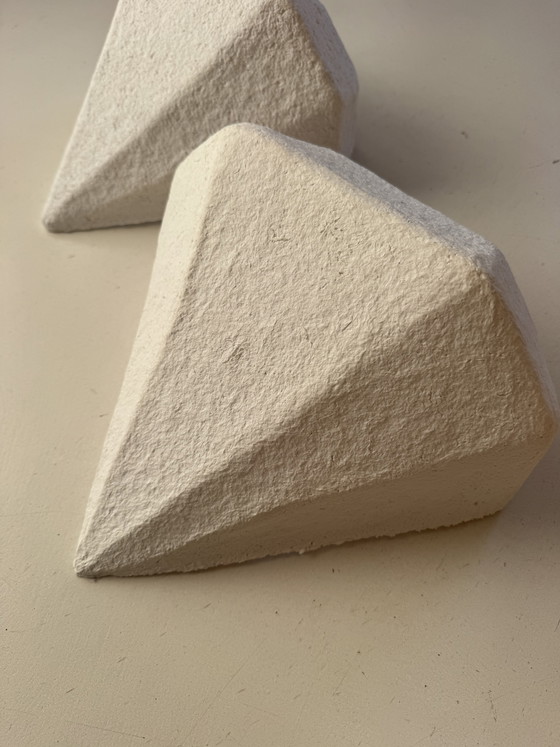 Vintage Habitat Diamond Shape Papier-Mâché Wall Sconces – Wall lights, Paper (photo 9 of 15)