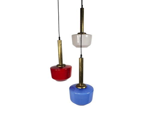 Lampadario a cascata - Vistosi - lampada a sospensione - Italia - Anni '70