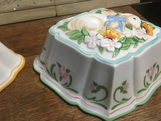 Decorative jelly mold – Table accessories, Porcelain, Vintage (photo 6 of 10)