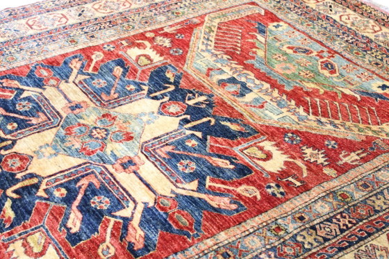 Image 1 of Original Hand-Knotted Kazak Antique Rug 346 x 252 cm