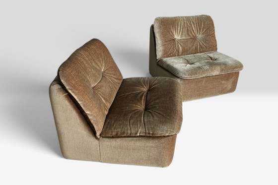 2 poltrone vintage verdi Cor "Ambo" di Jo Otterpohl – Divani modulari, Textile (photo 2 of 13)