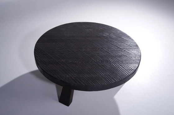 Image 1 of TAVOLINO DA CAFFÈ BRUTALISTA IN QUERCIA OLANDESE