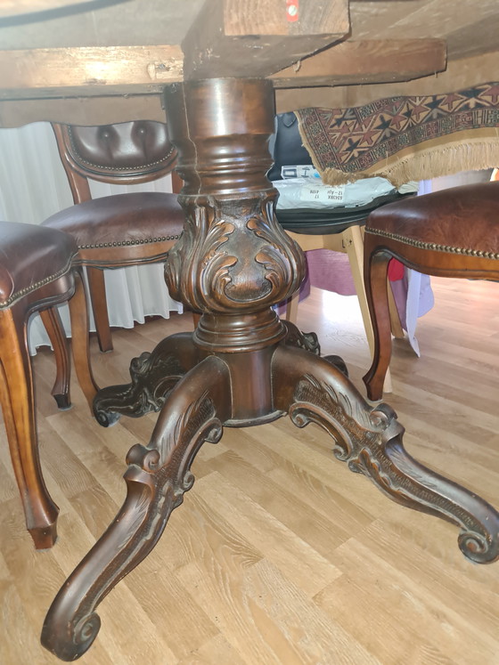 Image 1 of Set of walnut furniture