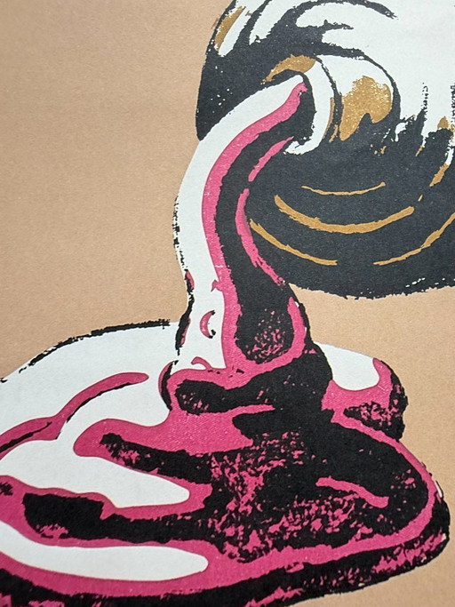 Young Contemporaries – Poster voor de 21e jubileumtentoonstelling (1970), herdruk, gedrukt in het Verenigd Koninkrijk