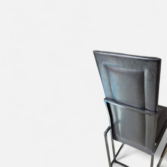 Image 1 of Postmoderne Architectonische Designset Van 3 Eetkamerstoelen