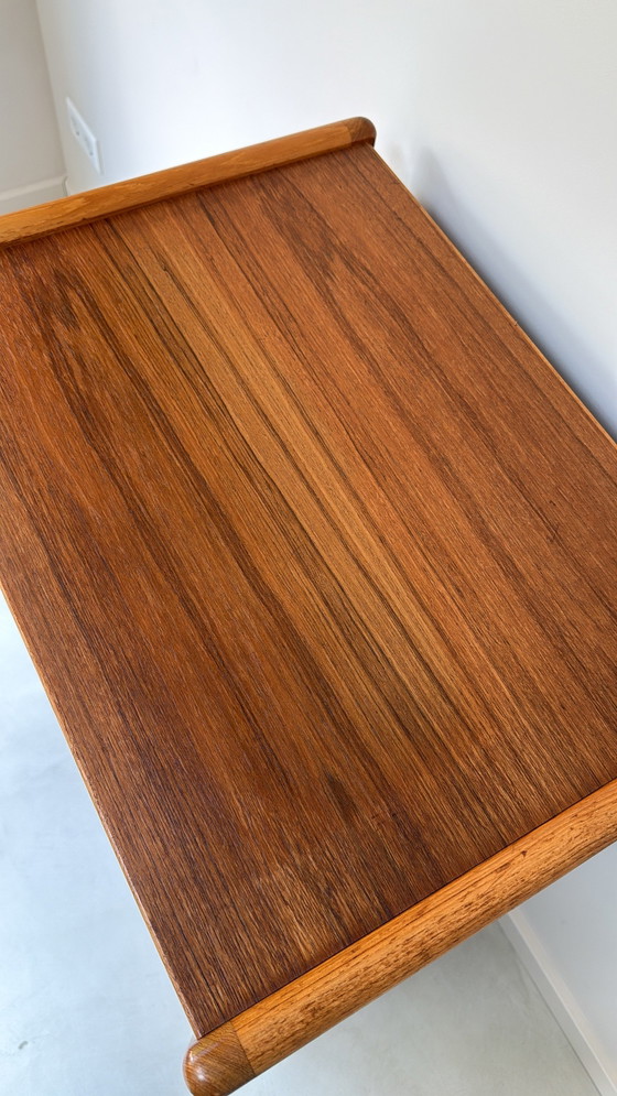 Vintage Deens teakhouten kast (audio- of platenmeubel) – Vildbjerg Møbelfabrik, Opbergkast, Wood (photo 8 of 9)