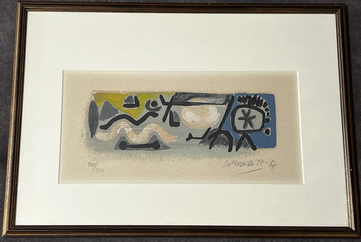 CORNEILLE (1922-2010) April in Parijs 2(1987) zeefdruk