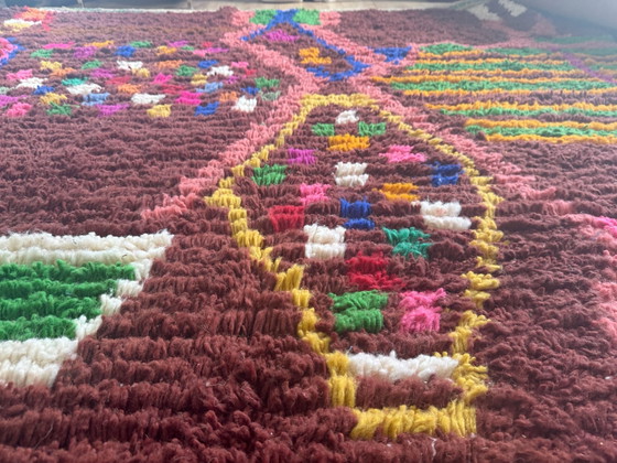 Moroccan wool rug with abstract composition – 308 × 211 cm – Baba Boho, Rugs & carpets (photo 7 of 11)