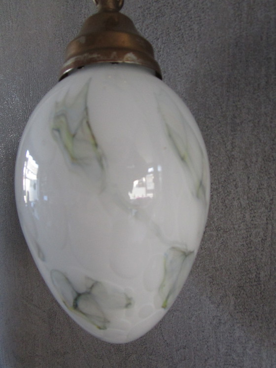 Image 1 of Bellissima lampada a sospensione/lampada da ingresso in opalino