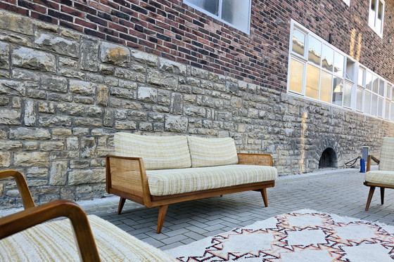 Image 1 of Knoll Antimott Daybed Sofa Easychair Set Zitgroep Mud Century Vintage jaren 60 70