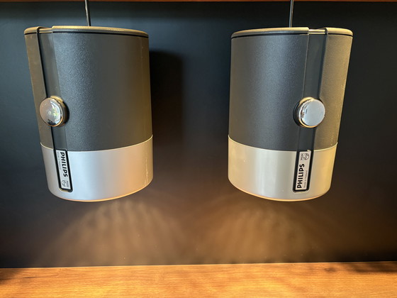 Image 1 of 2x Lampade a sospensione vintage Philips (anni '80)