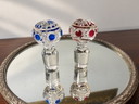2 tapones de garrafa Baccarat Diamants Pierreries