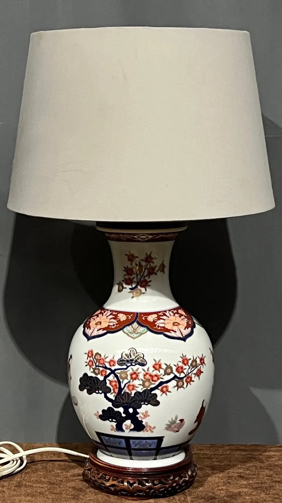 Lamp in porcelain, hand painted – Table lamps (photo 2 of 5)