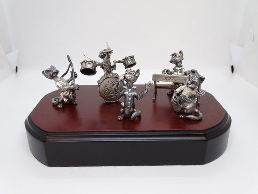 “Musical Cats / Band of Musical Cats”, Aryentis, steel, anni '80 - Spagna