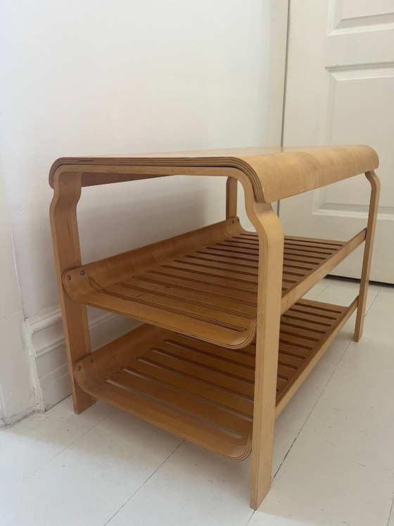 Image 1 of Vintage Richard Clack for Ikea ‘Kantra’ Plywood Console table