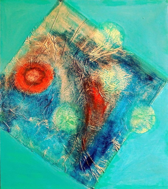 Image 1 of CB. Collage of paintings 12