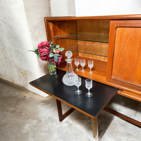 Image 1 of Mid Century Vintage Teak Dining Room Set by Elliotts of Newbury Circa 1960  A very rare and exceptionally stylish mid century mo