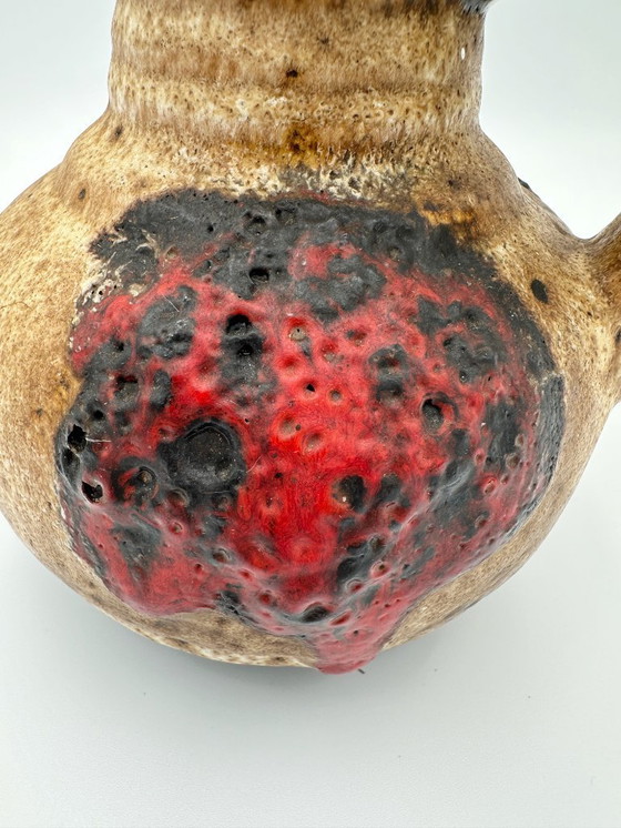 Image 1 of Bay West Germany Vase Fat Lava