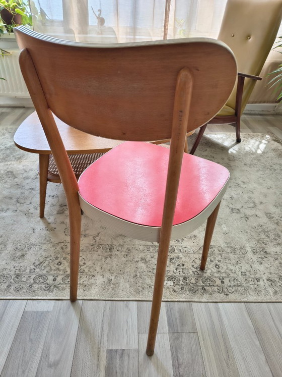 Image 1 of Set di 4 sedie da pranzo vintage di metà secolo – anni '50/'60