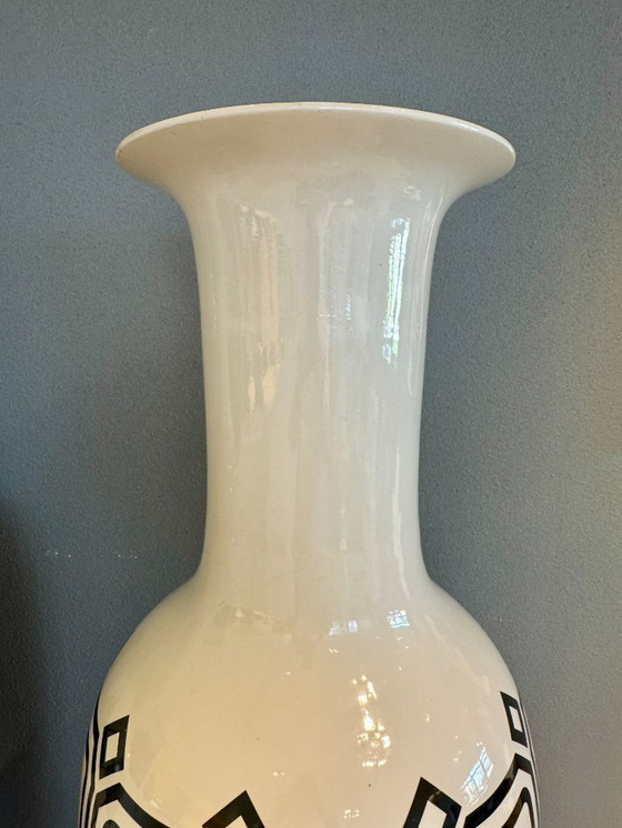 Image 1 of Jarrones únicos POLSPOTEN negro/blanco altura 183cm.