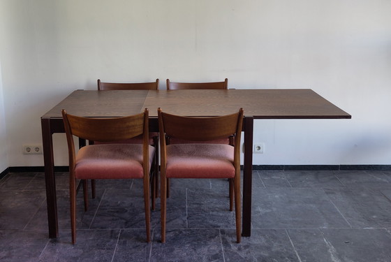 Image 1 of Vintage Pastoe dining table wenge wood