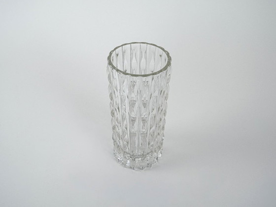 Image 1 of Crystal vase, Italian design, 1960s, manufactured in Italy