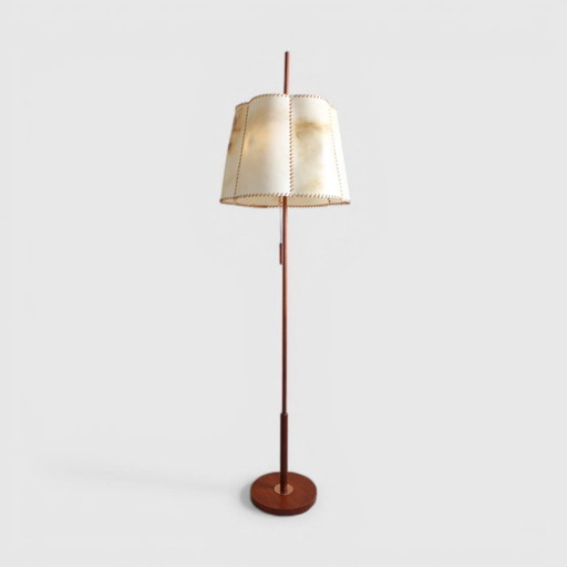 Vintage Danish Teak Floor Lamp