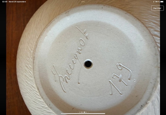 Ciotola in ceramica Jacques Breugnot – Oggetti decorativi (photo 5 of 5)