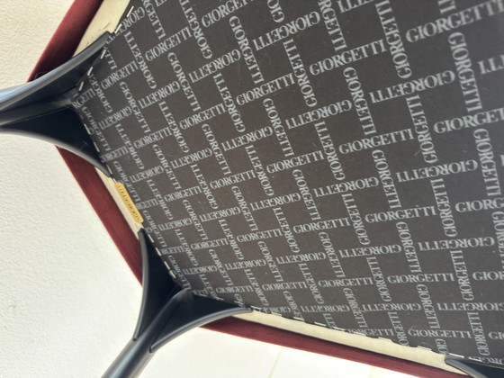 Image 1 of Ensemble de 6 fauteuils italiens Giorgetti, années 1980