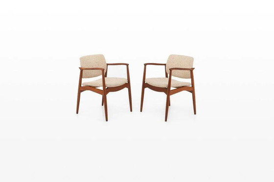Chaises Captain's d'Erik Buch pour Ørum Møbler, Danemark, années 1960, lot de 2 – Chaises de salle à manger (photo 16 of 16)