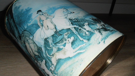 Image 1 of Massilli France, Mid - Century - umbrella stand with 'the hunt'