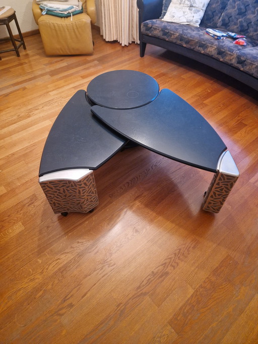 Leolux Meropida Coffee Table | Rotating Tops | Dutch Design