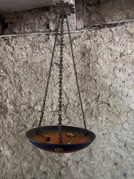 Image 1 of Franse Art Nouveau Muller Frères-lamp