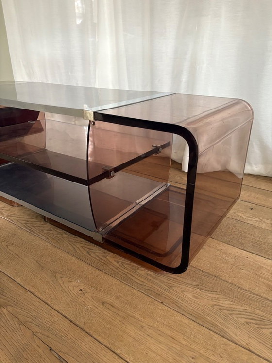 Image 1 of Meuble TV et coffret à disques vintage de l'ère spatiale