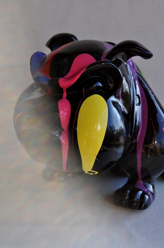 Image 1 of Scultura di cane Bulldog francese - Resina (rif. 2412 b)