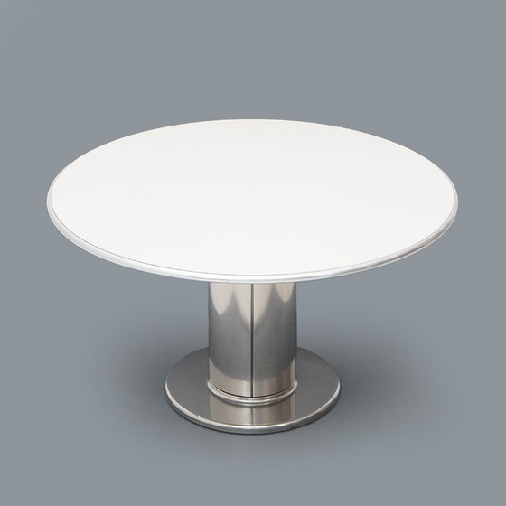 Image 1 of Round table with central leg, 1970s