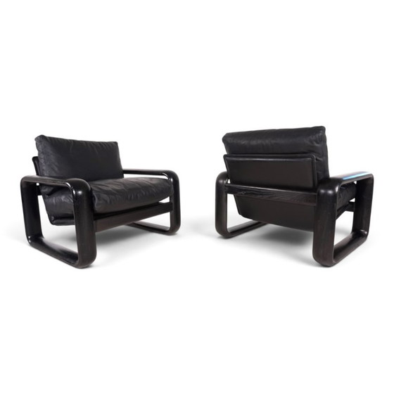 Set van 2 Rosenthal Hombre leren fauteuils van Burkhard Vogtherr, 1970 – Leather, Vintage (photo 16 of 20)