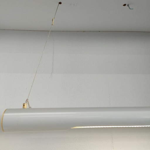 Massive design fluorescent Tube lamp (1970s/80s, white)