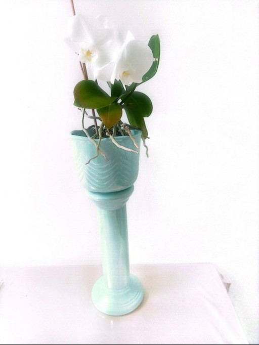 Columna vegetal Art Déco de 1970 firmada – plantentafel, Ceramic (photo 2 of 6)