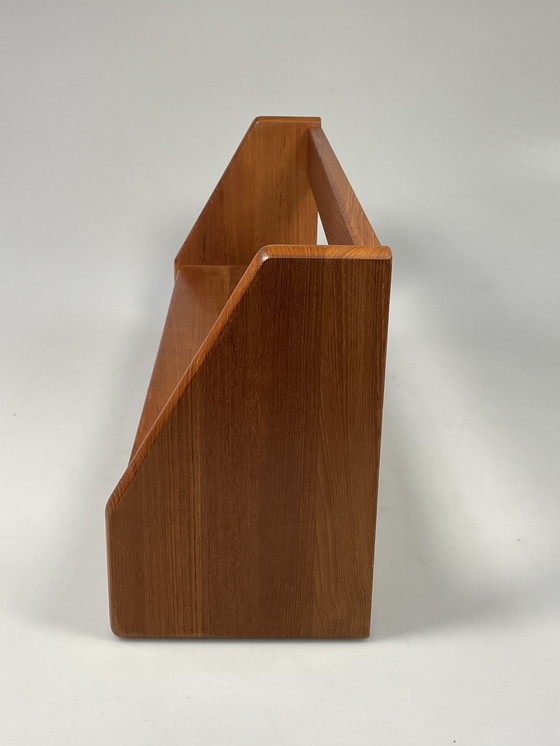 Image 1 of Vintage Wall Shelf, Dyrlund, Solid Teak, Denmark 1970's