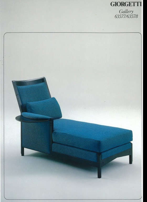 Rara Chaise Longue de la Galería Giorgetti – Textile, Wood (photo 5 of 6)