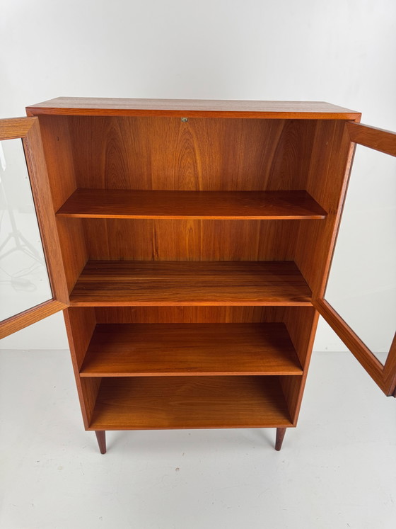Vetrina danese in teak, Danimarca, anni '60 – Mobile bar, Wood, Glass (photo 6 of 13)