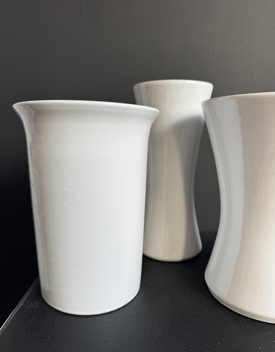 Image 1 of Diaboloförmige Keramikvasen aus Westdeutschland, 1960er Jahre