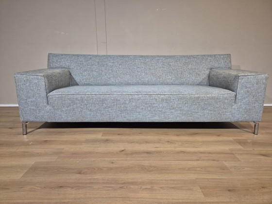 Image 1 of Jame Saar - 3 Seater Sofa - Turquoise - Fabric - Design