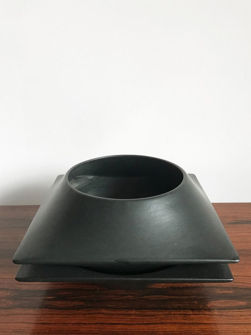 Centrotavola in ceramica di Franco Pozzi, Italia, anni '60, set di 2