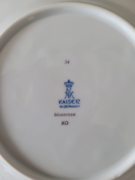 Vintage-Geschirr Kaiser Moosrose