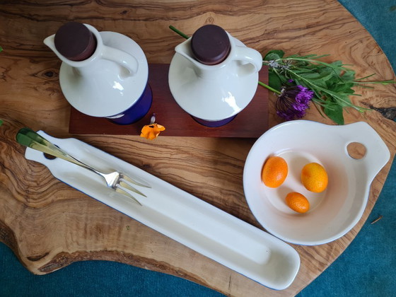 Image 1 of Malin Gustavsson per SAGAFORM Svezia Set di tapas blu cobalto